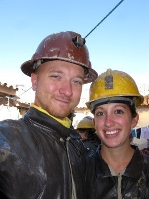Us in our miner gear Us in our miner gear