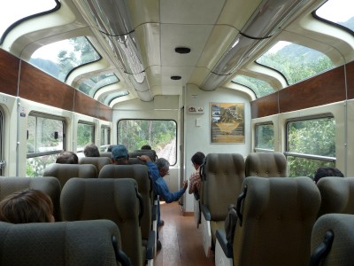 Inside the posh train Inside the posh train