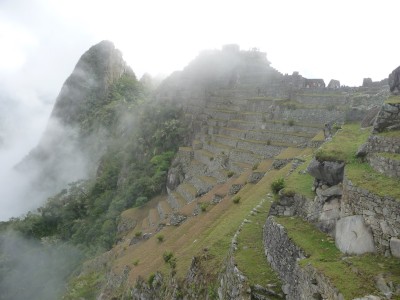 Fog rolling over Machu Picchu Fog rolling over Machu Picchu