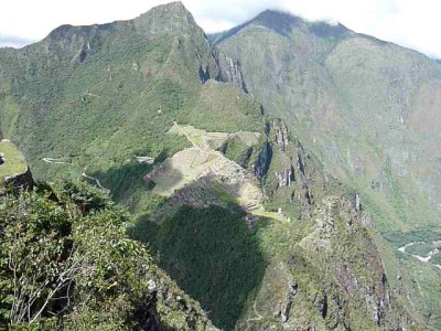 Machu Picchu as seen from Wayna Picchu Machu Picchu as seen from Wayna Picchu