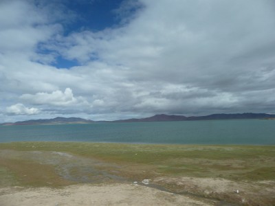 View on the way to Lhasa Out the train window