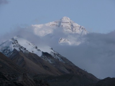 Mount Everest, Tibet Everest clearing off