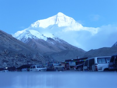 Mount Everest at night, Tibet Everest at night