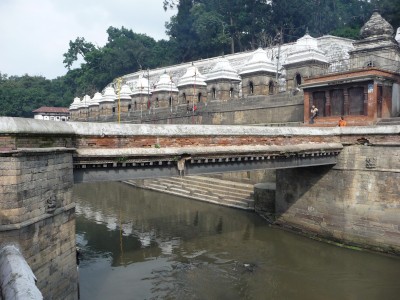 Pashupatinath Temple Kathmandu Nepal View across the river