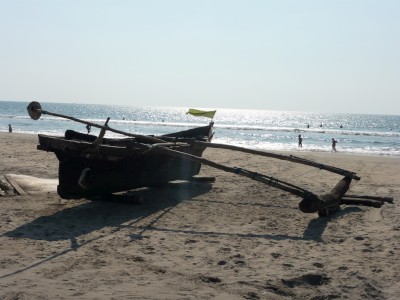Fishing boats arambol beach India Fishing boats in the morning