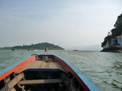 Our boat in the water ranong thailand Our boat in the water