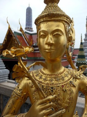 Grand Palace Bangkok Thailand Golden statue