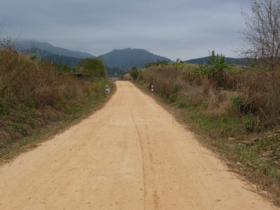 Path through the country laos Path through the country