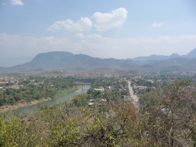 Vew over the city luang prabrang Vew over the city