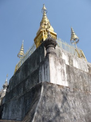 Stupa at the top Stupa at the top