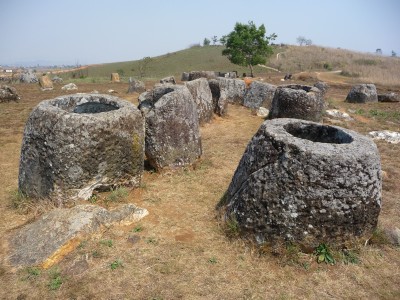 Plain of jars Jars... on a plain