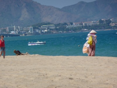 Touts on the beach Touts on the beach