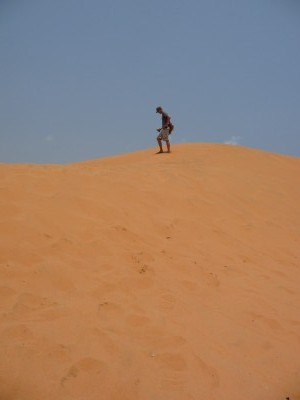 Saben dune climbing Saben dune climbing